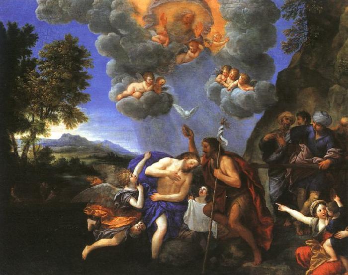 Francesco Albani The Baptism of Christ oil painting image